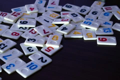 Rummy pieces Stock Photos