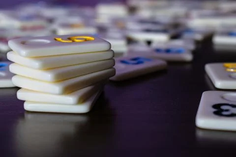 Rummy pieces Stock Photos