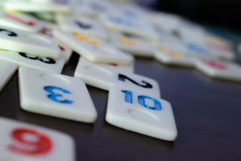 Rummy pieces Stock Photos