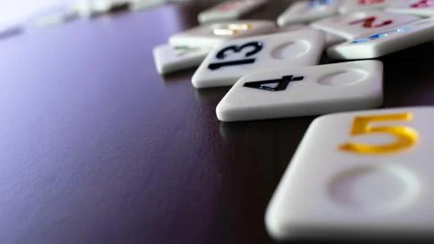 Rummy pieces Stock Photos
