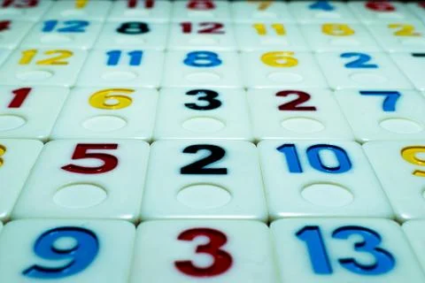 Rummy pieces Stock Photos