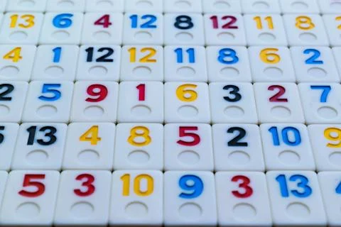 Rummy pieces Stock Photos