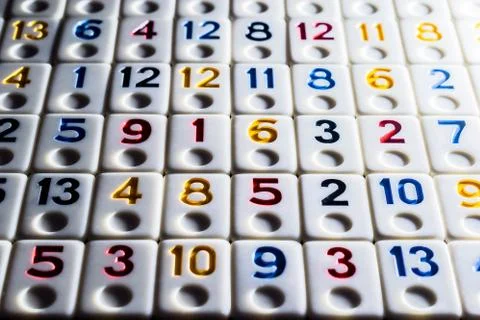 Rummy pieces Stock Photos