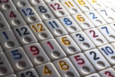 Rummy pieces Foto stock