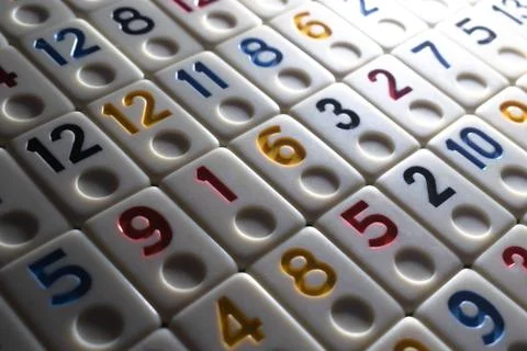 Rummy pieces Stock Photos