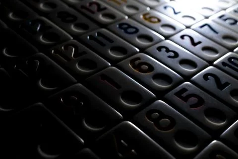 Rummy pieces Stock Photos