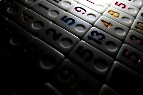 Rummy pieces Stock Photos
