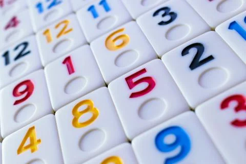 Rummy pieces Stock Photos