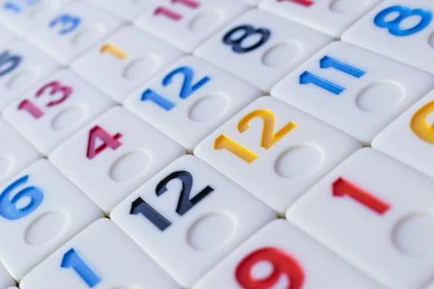 Rummy pieces Stock Photos