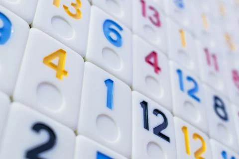 Rummy pieces Stock Photos