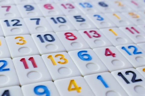 Rummy pieces Stock Photos