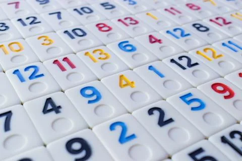 Rummy pieces Stock Photos