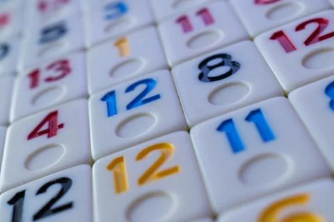 Rummy pieces Stock Photos