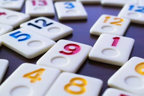 Rummy pieces Stock Photos