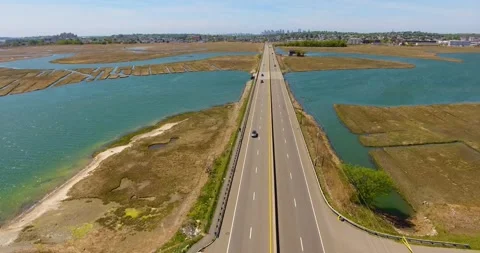 Rumney Marsh Reservation, Saugus, MA, USA Stock Footage 305001576