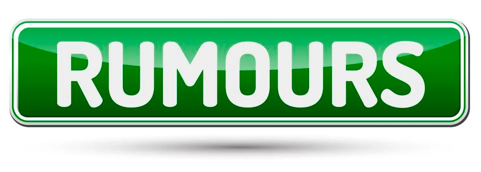 RUMORS - Abstract beautiful button with text. Stock Illustration