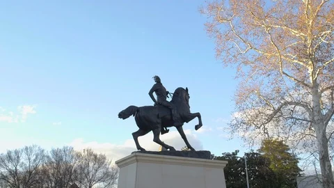 Rumors of War statue Richmond Stock Footage 123330361