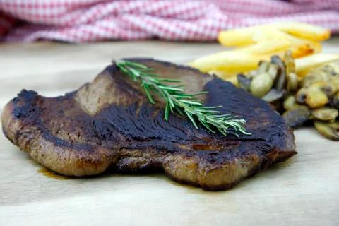 Rump steak Stock Photos