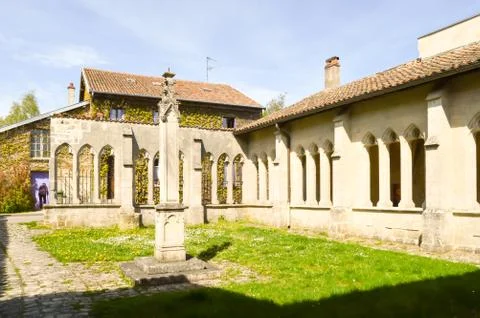 Run of an ancient abbey Stock Photos