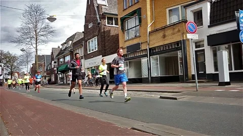 Run @ City Stock Footage 49465101