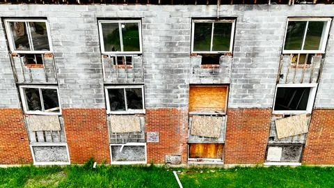 Run-Down - Abandoned - Syracuse, NY Stock-Fotos