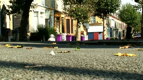 Run down derelict housing 1 Stock Footage 606983