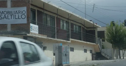 Run down hotel in Mexico wide Stock Footage 86463713