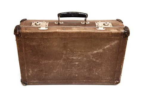 Run-down suitcase 写真素材