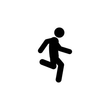 Run, fast icon. Element of walking and running people icon for mobile concept イラスト素材