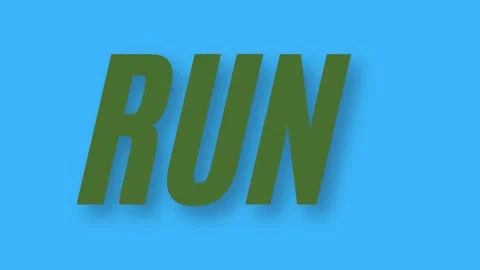 RUN Stock Footage 296615046