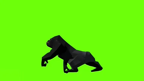 Run Gorilla - 1080P - 60 fps Stock-Footage 241136780