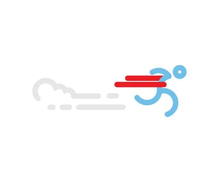 Run Icon Vector. Silhouette Runner at Finish Line. Simple flat symbol. vector 스톡 일러스트
