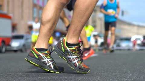 Run before marathon Stock Footage 68101985