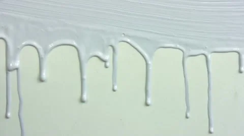 Run-off paint Stock Footage 10678110