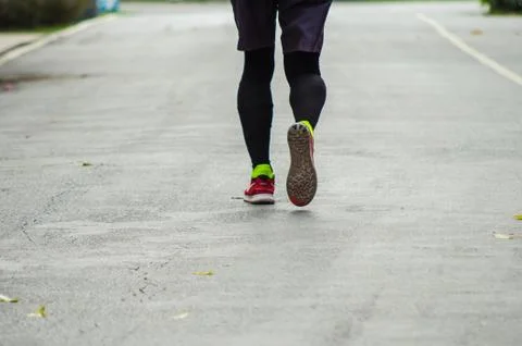Run in park Stock Photos