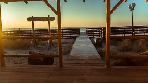 Run to the seashore Stock Footage 67463740