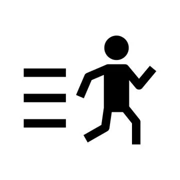 Run System Icon Stock Illustration