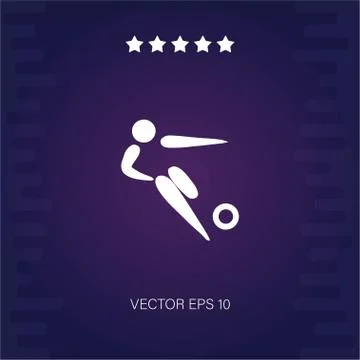 Run vector icon Stock Illustration