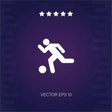 Run vector icon Stock Illustration