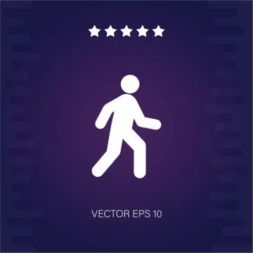 Run vector icon Stock Illustration