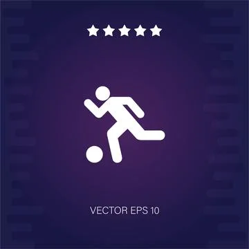 Run vector icon Stock Illustration
