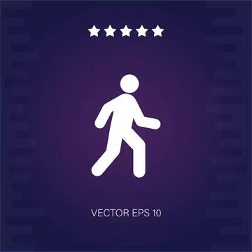 Run vector icon Stock Illustration