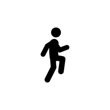 Run, walking icon. Element of walking and running people icon for mobile concept Illustrazione stock