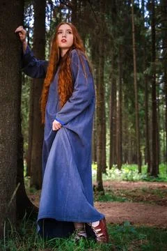 Runaway in the forest 스톡 사진