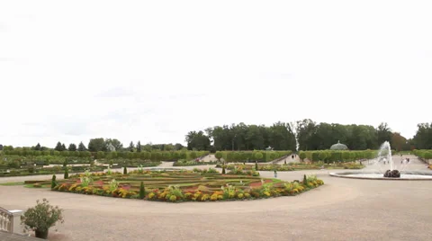 Rundale palace garden Stock Footage 28840185