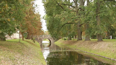 Rundale palace garden Stock Footage 28840385