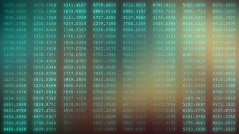 Rundom green numbers background Stock Footage 236296561