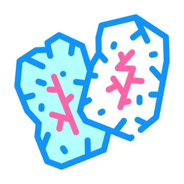 Runes accessory color icon vector illustration flat 스톡 일러스트