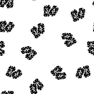 Runes accessory glyph vector seamless pattern flat イラスト素材
