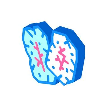 Runes accessory isometric icon vector illustration color 스톡 일러스트